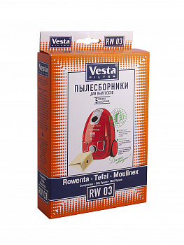 RW03 Мешки для пылесосов Rowenta, Moulinex, Tefal , 5 шт