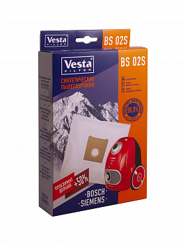 BS02s Мешки для пылесоса BOSCH тип G BBZ41FG BGL BSG BSGL Sphera Logo 4 шт+2 фильтра